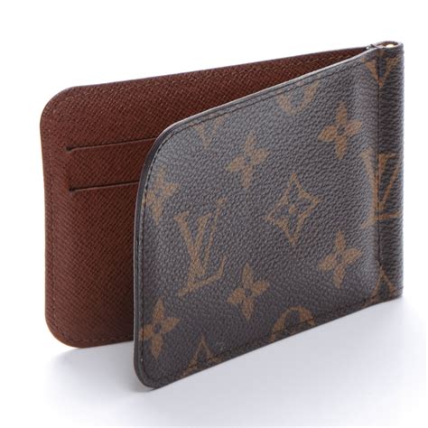 louis vuitton card holder money clip|Louis Vuitton men's money clip.